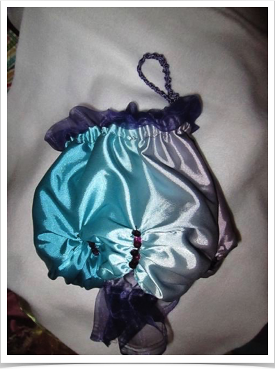 Satin Drawstring Reticule